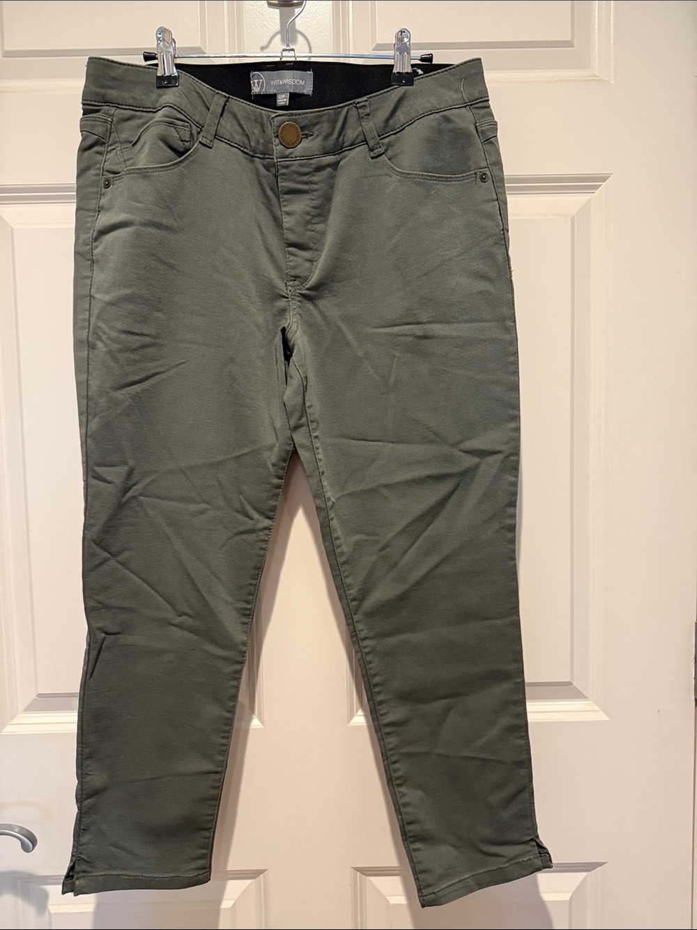 Wit & Wisdom Olive Stretch Chinos for Men
